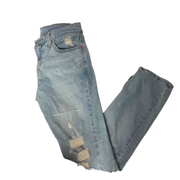 Levi's Men's 5'11 Stretch Slim Fit Distressed Jean - Picture 1 of 10